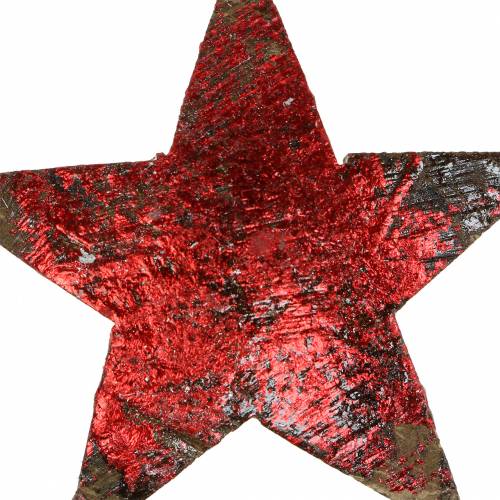 Itens Estrela de coco vermelha 5cm 50 peças decoração de natal estrelas decorativas
