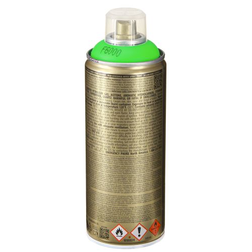 Itens Tinta Spray Colorida Spray Verde Fluorescente Neon 400ml