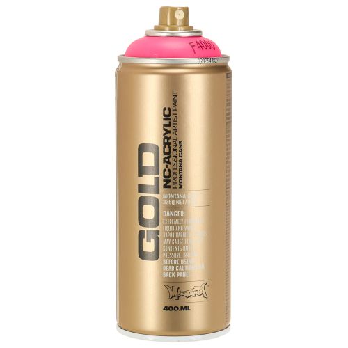 Floristik24 Spray de cor rosa fluorescente em lata Montana 400ml