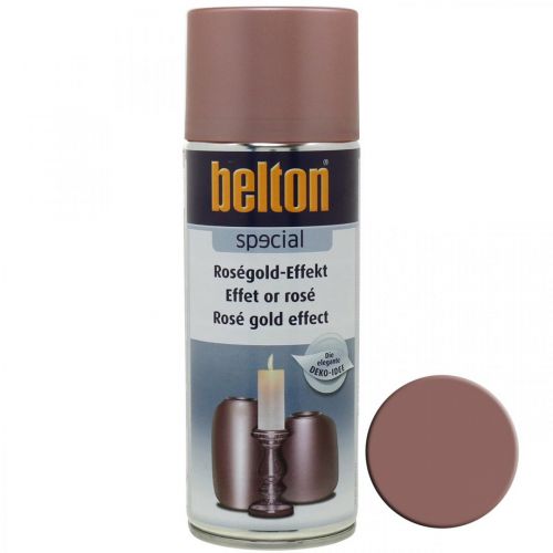 Floristik24 Belton spray de tinta especial efeito ouro rosa tinta especial 400ml