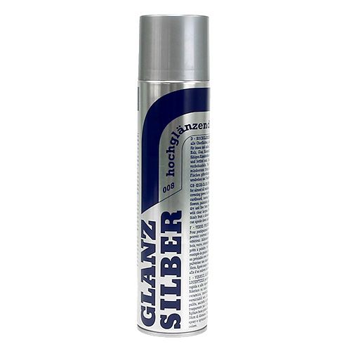 Floristik24 Color Spray Metálico Brilhante Prata 400ml