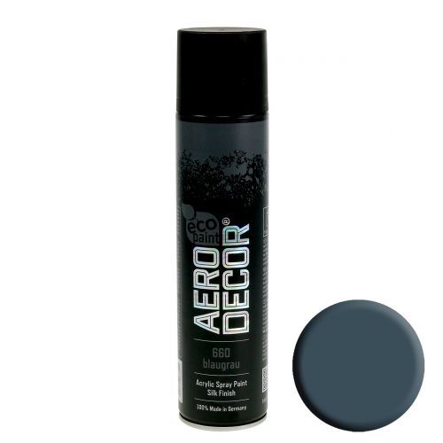 Spray de cor acrílico azul-cinza 400ml | Floristik24.pt