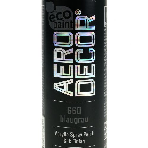 Spray de cor acrílico azul-cinza 400ml | Floristik24.pt