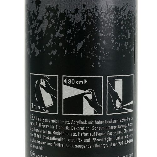 Spray de cor acrílico azul-cinza 400ml | Floristik24.pt
