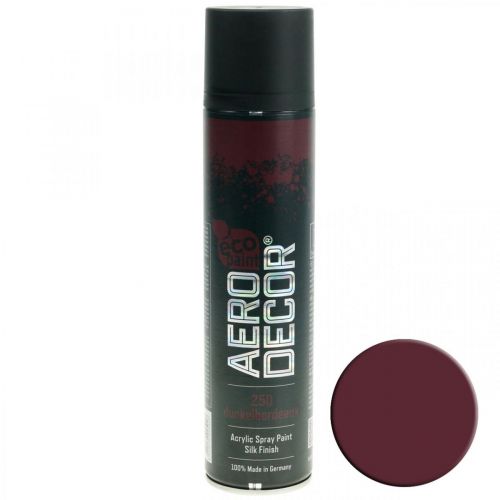 Floristik24 Spray de cor Silk Matt 400ml Bordeaux escuro