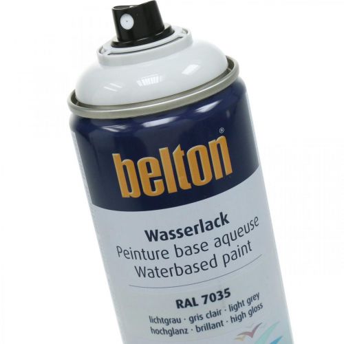 Belton free tinta à base de água cinza spray de alto brilho cinza claro 400ml