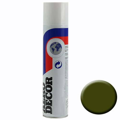 Floristik24 Spray de cor Silk Matt 400ml Spray de musgo verde musgo
