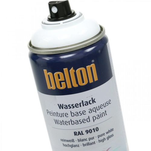 Itens Belton livre tinta à base de água branco spray de alto brilho branco puro 400ml