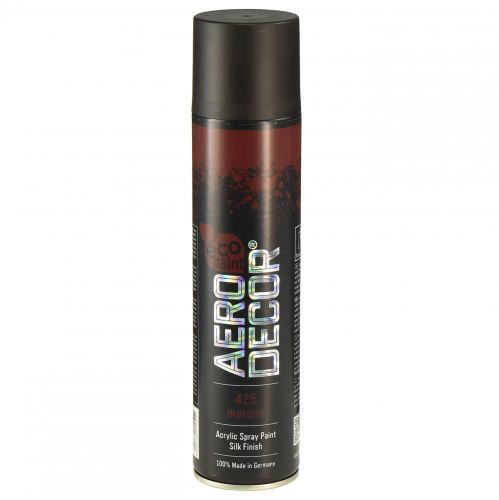 Itens Tinta spray tinta acrílica castanha seda mate 400ml