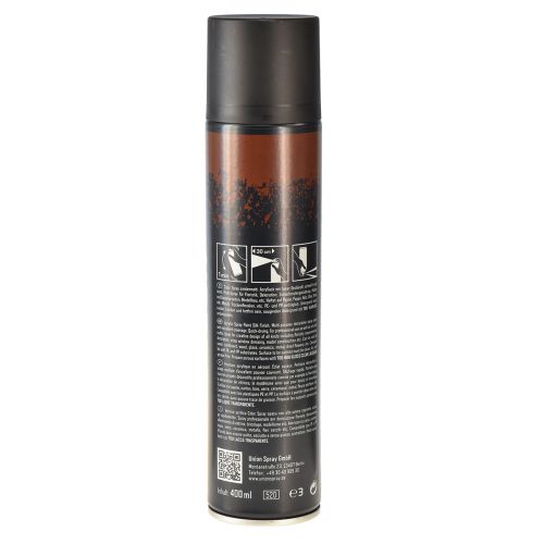 Floristik24 Spray colorido seda mate tinta spray cor marrom dourado 400ml