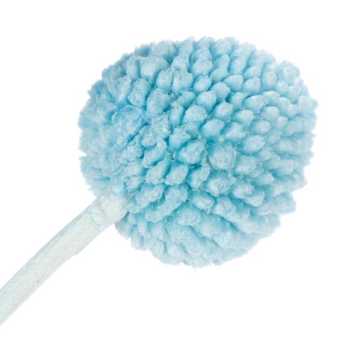 Itens Arranjo de flores secas de Craspedia para vaso, estilo minimalista, decoração de verão duradoura, 55cm, 20 peças.