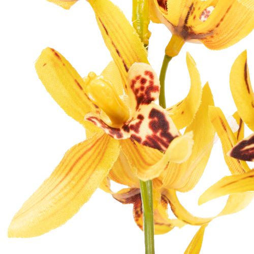 Itens Orquídea Cymbidium artificial em formato de haste para decoração elegante, 95 cm, 2 peças.