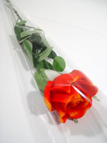 Itens Saco de flores para 1 rosa &quot;Blank&quot; L65cm L14cm - 3cm 50p