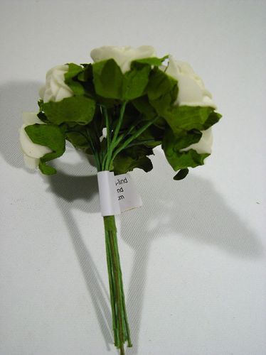 Floristik24 Mini florzinhas brancas (144 unid.)