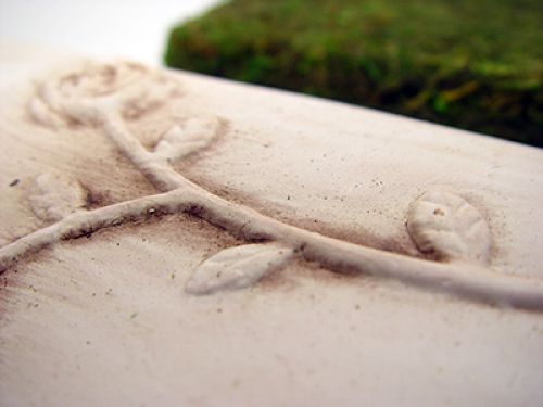 Floristik24 Livro musgo 32x20cm com página de cerâmica 3pcs