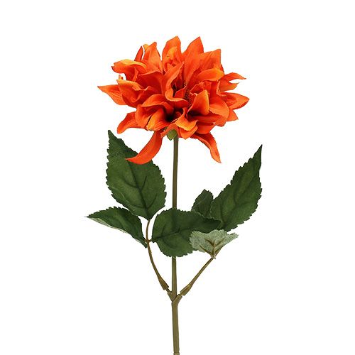 Floristik24 Dahlia Orange 28cm 4pcs