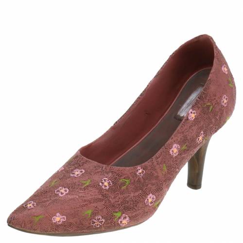 Floristik24 Bomba de sapato decorativa para planta de sapato marrom 24cm × 8cm H13.6cm