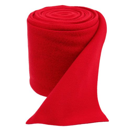 Floristik24 Velo decorativo vermelho 15cm 5m