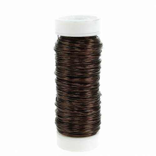 Itens Arame esmaltado Deco Ø0,30mm 30g/50m castanho