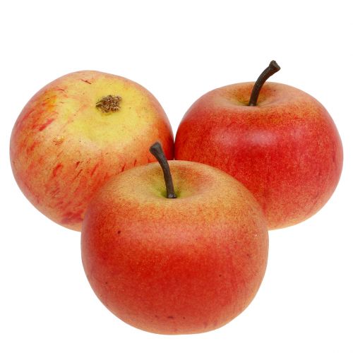 Floristik24 Deco maçãs Cox 6cm 6uds
