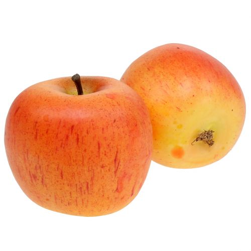 Floristik24 Maçãs decorativas Cox laranja 7cm 6 unid.