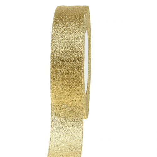 Fita decorativa dourada 25mm 22,5m
