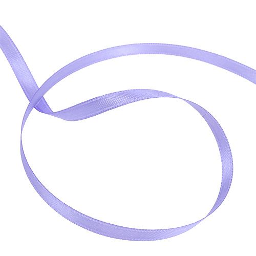 Itens Fita decorativa de cetim roxo claro fita de presente 6mm 50m