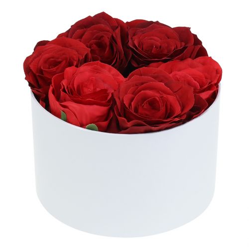 Floristik24 Floreira Floreira branca redonda Ø14cm - Ø16cm 2pcs