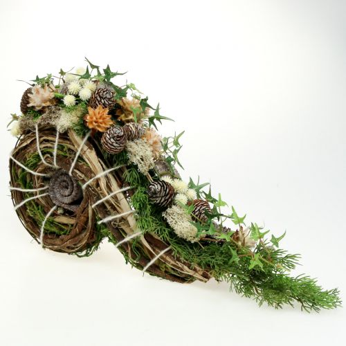 Floristik24 Floreira para decoração de sepultura 22cm x 40cm 1 peça