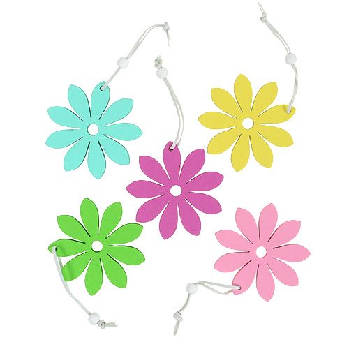 Floristik24 Flores decorativas para pendurar Ø8cm 20pcs