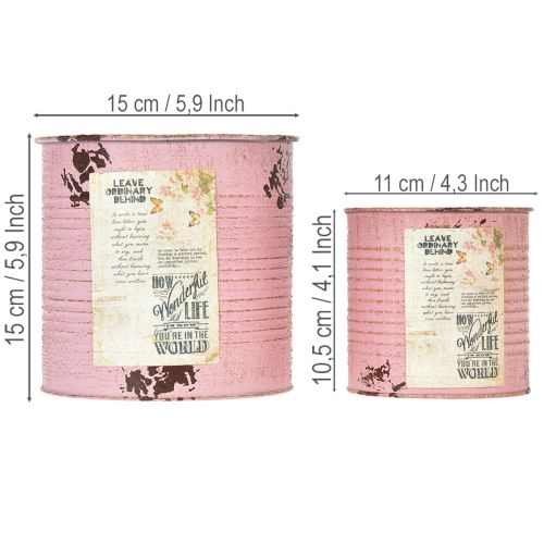 Itens Conjunto de vasos de flores para varanda e jardim, decoração de floreira, estilo vintage, 15 cm, 3 peças