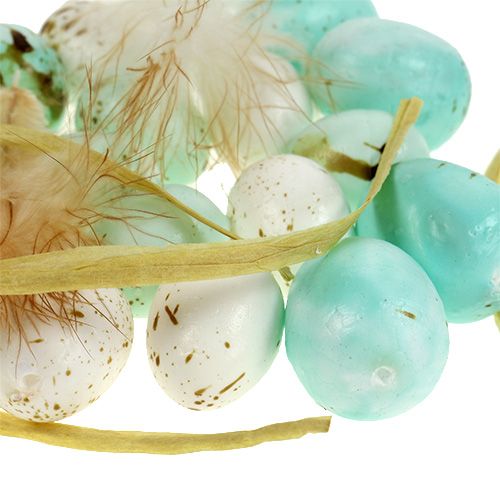 Itens Ovos decorativos salpicados de menta branco 2,5-3cm 72pcs