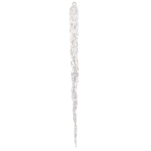 Floristik24 Pingentes de gelo decorativos para pendurar decoração de inverno transparentes 28,5 cm 3 peças