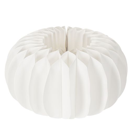 Bola decorativa de papel, decoração moderna de abóbora, papel em formato de favo de mel, 34 cm, 2 peças
