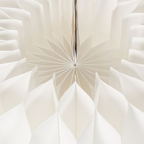 Bola decorativa de papel, decoração moderna de abóbora, papel em formato de favo de mel, 34 cm, 2 peças | Floristik24.pt