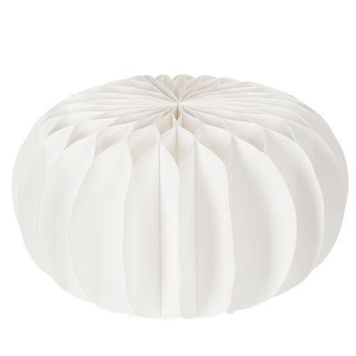 Bola decorativa de papel, decoração moderna de abóbora, papel em formato de favo de mel, 34 cm, 2 peças | Floristik24.pt