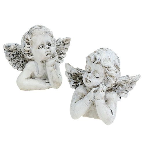 Floristik24 Anjo decorativo Alt.7,5cm 6 peças