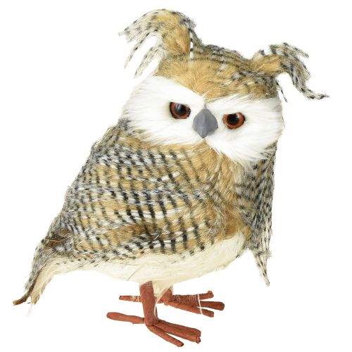 Itens Coruja decorativa, outono, animal da floresta, decoração de inverno Alt. 27cm