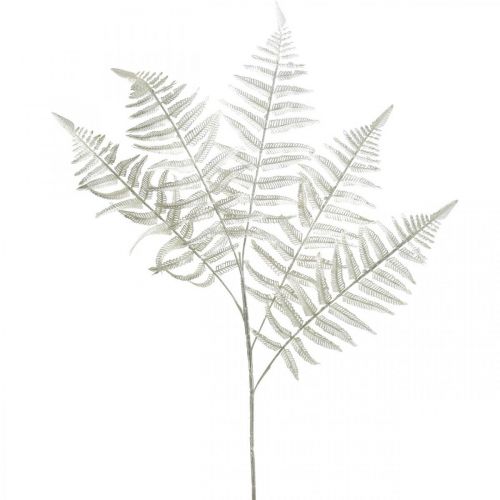 Floristik24 Deco samambaia planta artificial folha de samambaia artificial branco L78cm