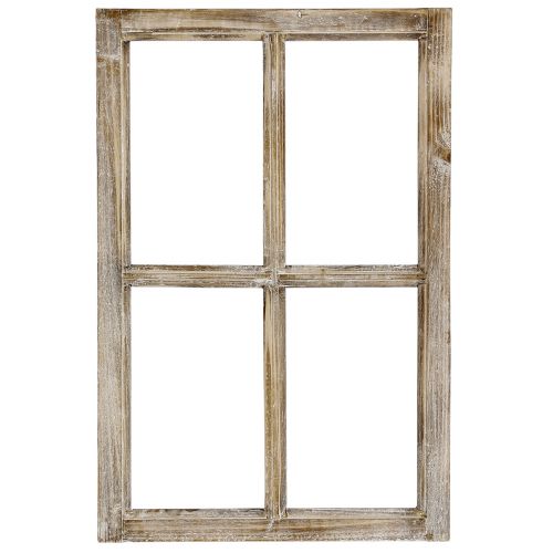 Floristik24 Moldura decorativa em madeira decoração marrom rústico 40×60cm
