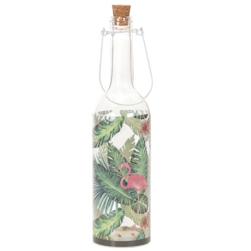 Garrafa decorativa de LED em formato de flamingo, 37,5 cm, branco quente (2 unidades) | Floristik24.pt