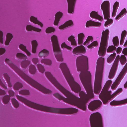 Itens Regador decorativo jarro de metal dente de leão roxo Alt.12cm 2 unidades