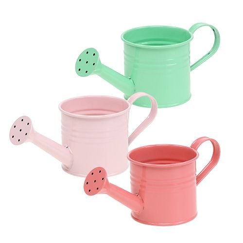 Floristik24 Burro pastel decorativo de regadores. Ø7.5cm H7.5cm 8pcs