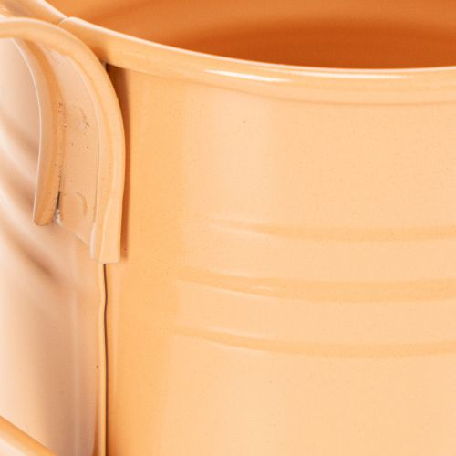 Conjunto de 8 vasos decorativos em formato de regador, de metal, multicoloridos, 16,5 x 7 cm - Ideais para varandas e cozinhas. | Floristik24.pt