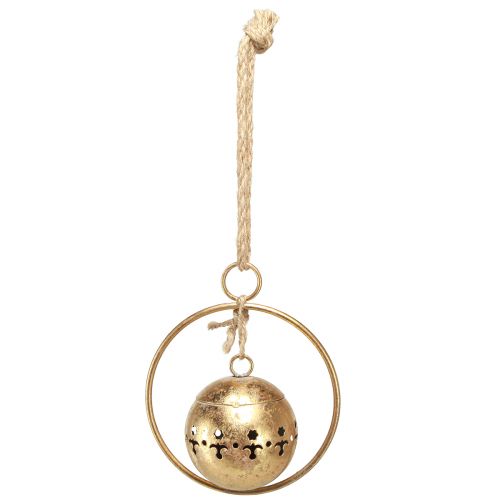 Itens Sino decorativo sino dourado pendurado decoração metal natural Ø14cm