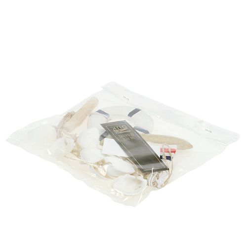 Floristik24 Barco pendurado decorativo, conchas L42cm