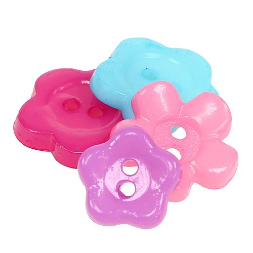 Floristik24 Botões decorativos coloridos Ø1,2cm - 1,5cm 270pcs