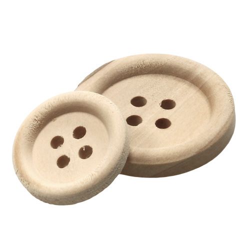 Itens Botões decorativos naturais 1,5cm - 2,5cm 150 un