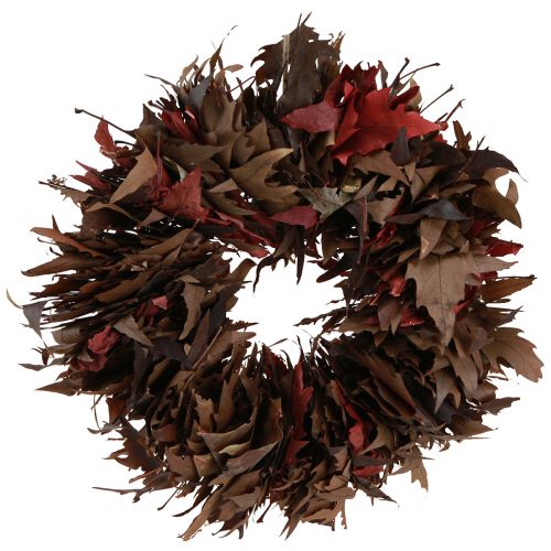 Itens Guirlanda decorativa para pendurar guirlanda de folhas de plátano natural Ø35cm