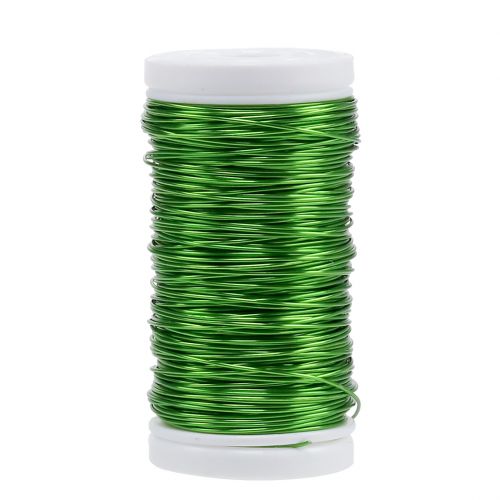 Arame Esmaltado Deco Verde Maçã Ø0,50mm 50m 100g